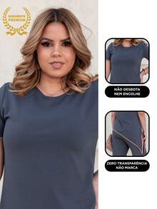 Maria do Luxo Women's Sweatshirt Set, Blouse And Pants With Pockets - Dark Grey - View 5