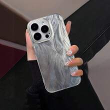 Funda para teléfono móvil sencilla, elegante y de alta gama, con orificios grandes, hilo de plumas, cobertura total y protección anticaídas. - Pluma pequeña - Ver 2