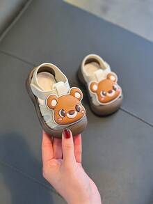 1 paire de chaussures pour bébé garçon tout-petits 2026 Nouveau-né, 0-3 ans. Sandales de sport décontractées à semelle souple pour l'été pour nourrissons - Blanc - Voir 3