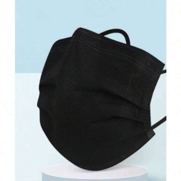 50pcs Pink Disposable Mask - 3 Layers Of Non-Woven Fabric, Comfortable And Fitting For Daily Use, Suitable For Family And Outdoor Activities, Daily Mask, Simple Design, Durable And Elastic Ear Loops