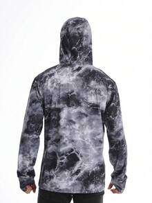 Outdoor Fishing Anti-UV Lightweight Sun Protection Jacket, Breathable For Fly Fishing, Cycling - Black and White - View 5