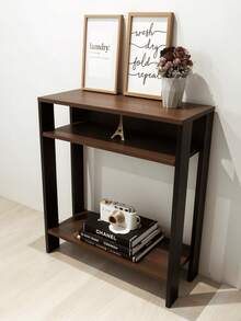 Side Table/Medium, All MDF, For Kitchen, Side Table, Support Table. - Rust Brown - View 2