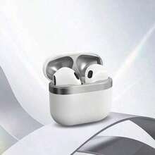 New Leather Texture Wireless Bluetooth 5.3 Earbuds TWS Earphones With Touch Control, Sports & Gaming, ENC Microphone & Noise Cancellation - Multicolor - View 10