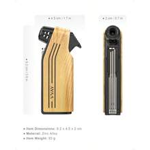 Soft Flame Pipe Lighter With Tools, Sold Without Gas - Modern - View 3