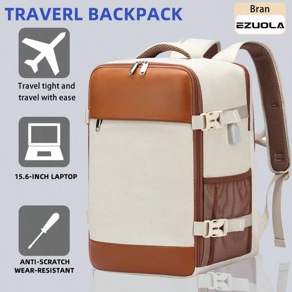 EZUOLA Carry-On Luggage 40x20x25 Ryanair Travel Backpack, Airplane Handbag For Men And Women. 14-Inch Laptop Backpack For School, Hiking, Work. Father's Day Gift, Summer College Bookbag, Backpack For Dad, New Student Books Back To School, Multifunctional Dorm, College Backpack For Men, Backpack, Luggage, School Supplies, Suitable For Office, Outdoor, Travel, College, Elementary School, Middle School, High School, Work, Business, Commuting, Sports Field, Sports