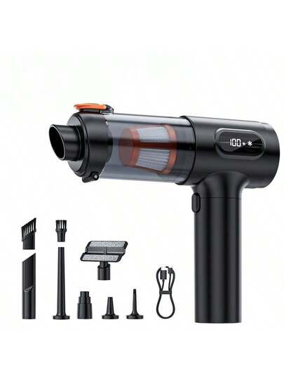 SUITU Portable Car Stofzuiger Cleaner, held Vacuum/Blower, Three Speed Adjustable Electric Dust Remover/Car Vacuum, Keyboard Pet Hair Home Tapijt More. The Perfect Friends.2000mAh view 9