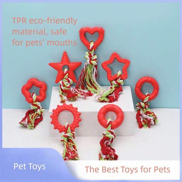 Indestructible Dog Chew Toy, Rope Knot Durable Chew Toy For Pets