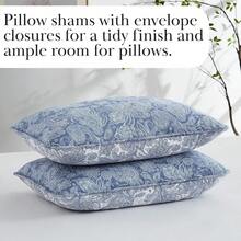 Full/Queen Quilt Bedding Set, Microfiber Quilts Queen Size, Coverlet, Stain & Pet Hair Resistant Bedding, Full Size Bedspread With 2 Pillow Shams, Bone, 2025 - 40 - 完美佩斯利藍 - 查看 5