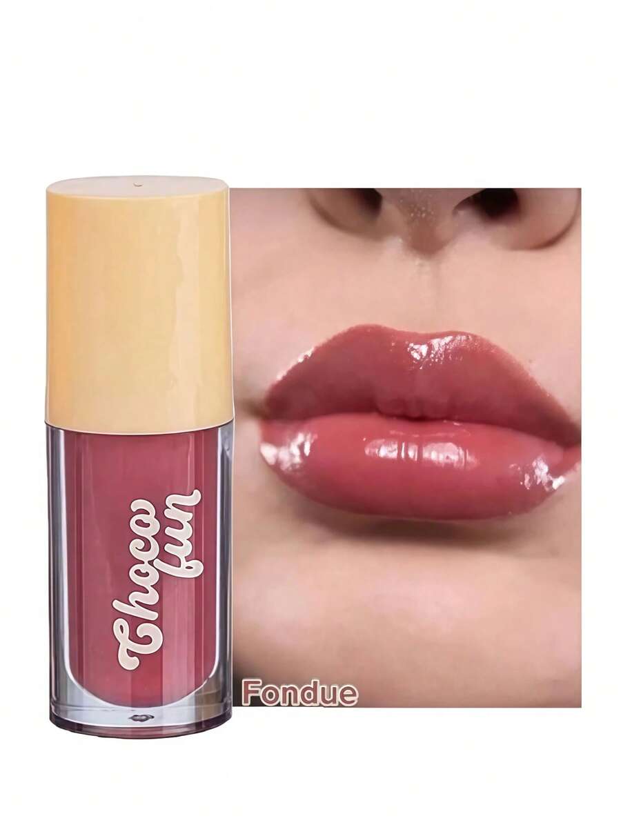 Lip Tint Cream Lip Gloss Choco Fun Fenzza Make Up FZ20085/FZ20097 - Fondue - View 1