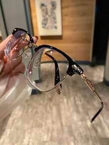 Luxurious And Elegant Reinstallation Manufacturing Court Style Blue Light Glasses,Blue Light Glasses For Woman Men Safety Glasses  Glasses Protection Computer Gaming Glasses Women Cute Light Weight Red Frame Oversized Non Prescription Small Face Square Cat Eye Reduce Eye Fatigue On Computers, TVs, Phones, And Games, Suitable For Computer Lense Screen Protector Plain Glasses Clear Lens Glasses Blue Light Light Blocking Glasses Blue Light Glasses Light Glasses For For Women Men Light Glasses For Glasses For Women 99 Blue Light Glasses For Woman Blue Light Glasses Women/Men, Fashion Round Frame UV Ray Filter Computer Gaming Glasses Computer Glasses - Anti Eyestrain & UV Glare Protection Anti Glare - Vàng - Xem 2