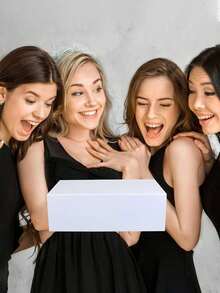 3 مجموعة صندوق هدايا فاخر، إغلاق مغناطيسي، زخرفة شريط. مثالي لهدايا العرسان والزفاف والعيد الميلاد وعيد الهالوين (أبيض) - أبيض - مشاهدة 8