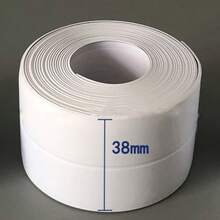 1roll Waterproof Mildew-Proof Toilet Caulk Strip, Self-Adhesive Sealing Tape For Kitchen Bathroom, Bathroom Waterproof Tape To Avoid Wet, Kitchen Sink Beautiful Seam Stickers, Stickers, Wall Decal, Vinyl Decal For Home Decorations, Spring Decoration Items Refresh Your Home, Festival Decoration Stickers Gifts Birthday Graduation - Multicolor - View 9