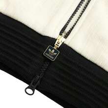 Adidas Originals Women's 3-Stripe Sporty Casual Jacket, Outdoor Leisure Vintage Color Block Jacket, Hooded-Less Jacket, Daily Commute Jacket