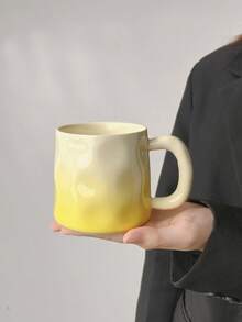 380ml Ceramic Mug, Gradient Coffee Cup For Women, Couple Breakfast Cup, Office Coffee Mug, A Cup Of Coffee, Mug, Possible, Mug, Ramadan Gift, Ramadan Distribution, Ramadan