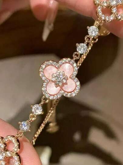 1 Stück elegantes & delikates Blumen Armband, luxuriös & schick