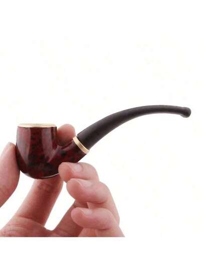 1pc Minimalist Mini Portable Bent Pipe, Beginner Practice Smoking Pipe Accessories, Suitable For Daily Use