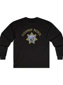 California Highway Patrol Chipsie 's Long Sve T-Shirt Size S To 2XL - Style 3 - View 1