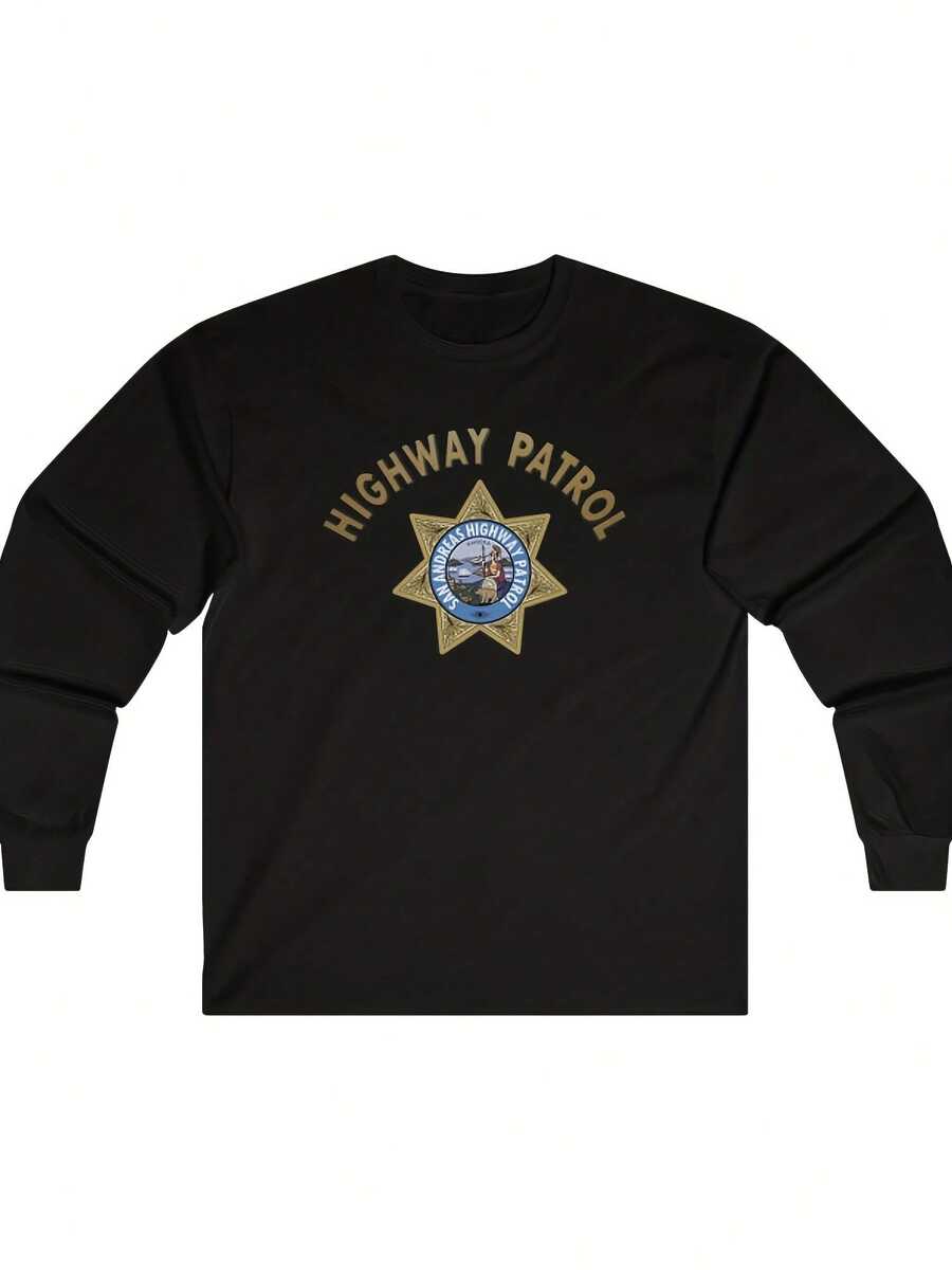 California Highway Patrol Chipsie 's Long Sve T-Shirt Size S To 2XL - Style 3 - View 1