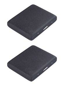 1/2pcs Medium Thick Dual-Purpose Cigarette Box With Black Frosted Metal Cigarette Clip, Creative And Portable Men's Cigarette Box, Resistant To Pressure And Moisture - Multicolor - View 7