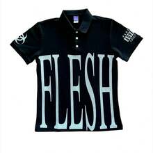 Flesh Only Here For The Money Streetwear Polo Shirt - 黑色 - 查看 1