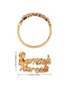 6pcs Ramadan Napkin Ring, Carnival Napkin Ring, Metal Napkin Ring Holder Suitable For Eid Al Fitr Parties, Ramadan Holiday Table Decoration (Silver, Gold, Rose Gold) - Multicolor - View 2