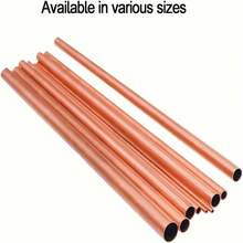 10根110毫米长铜管，外径5毫米，内径4毫米；2根250毫米长铜管，外径7毫米，内径6毫米，适用于DIY家居及户外庭院项目
