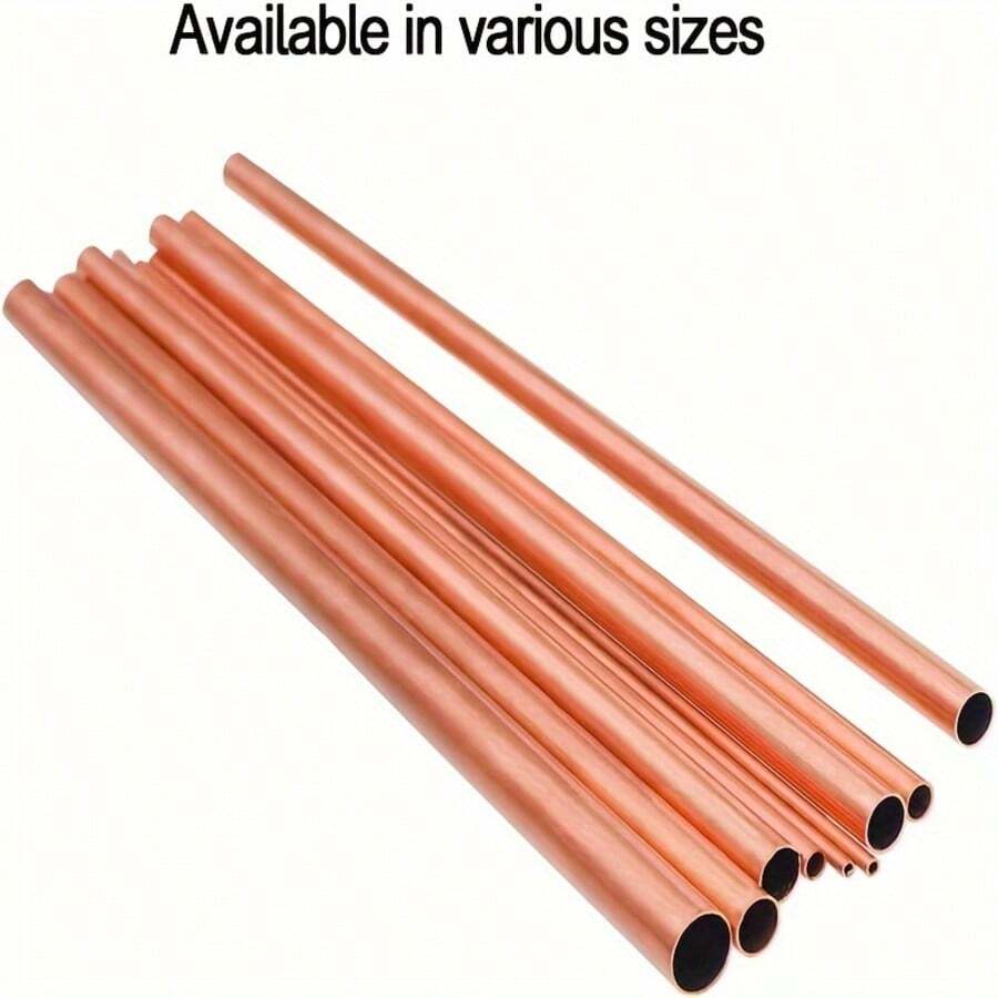 10根110毫米长铜管，外径5毫米，内径4毫米；2根250毫米长铜管，外径7毫米，内径6毫米，适用于DIY家居及户外庭院项目