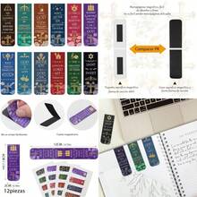 Lumbor37 Separador de Libros, Marcapáginas para Hermosas pinturas, Marcadores Página Magnéticos, Marcadores de Impresión de Arte de Pintura para el Van Gogh Monet, Oficina Papelería Lectura (8P)(D-12P) - Multicolor - Ver 1