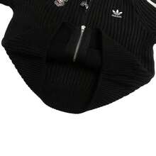 Adidas Originals IH FF JKT W Knitted Jacket/Cardigan, Slim Fit Women's Running, Jogging, Sports - Black/Ivory - View 7