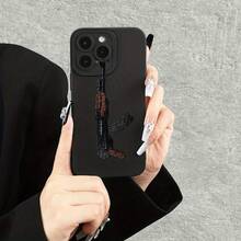 [Teléfono] Diseño de letras impresas con un patrón fragante, un teléfono móvil elegante con una nueva escalera para los ojos. Combina interés con elegancia, ofreciendo un aspecto simple pero moderno tanto para hombres como para mujeres, compatible con. - Colores mixtos 1 - Ver 3