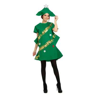 Christmas Costume Adult Cosplay Christmas Tree Cute Funny Christmas Tree Costume Popular Event Party Costume Stage Costume New Year's Party