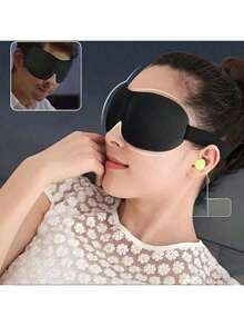 1pc Natural Silky Sleep Eye Mask, Ultra Smooth Sleep Mask For Women And Men - Fully Adjustable Straps, Especially Suitable For Back And Side Sleepers - Multicolor - View 8