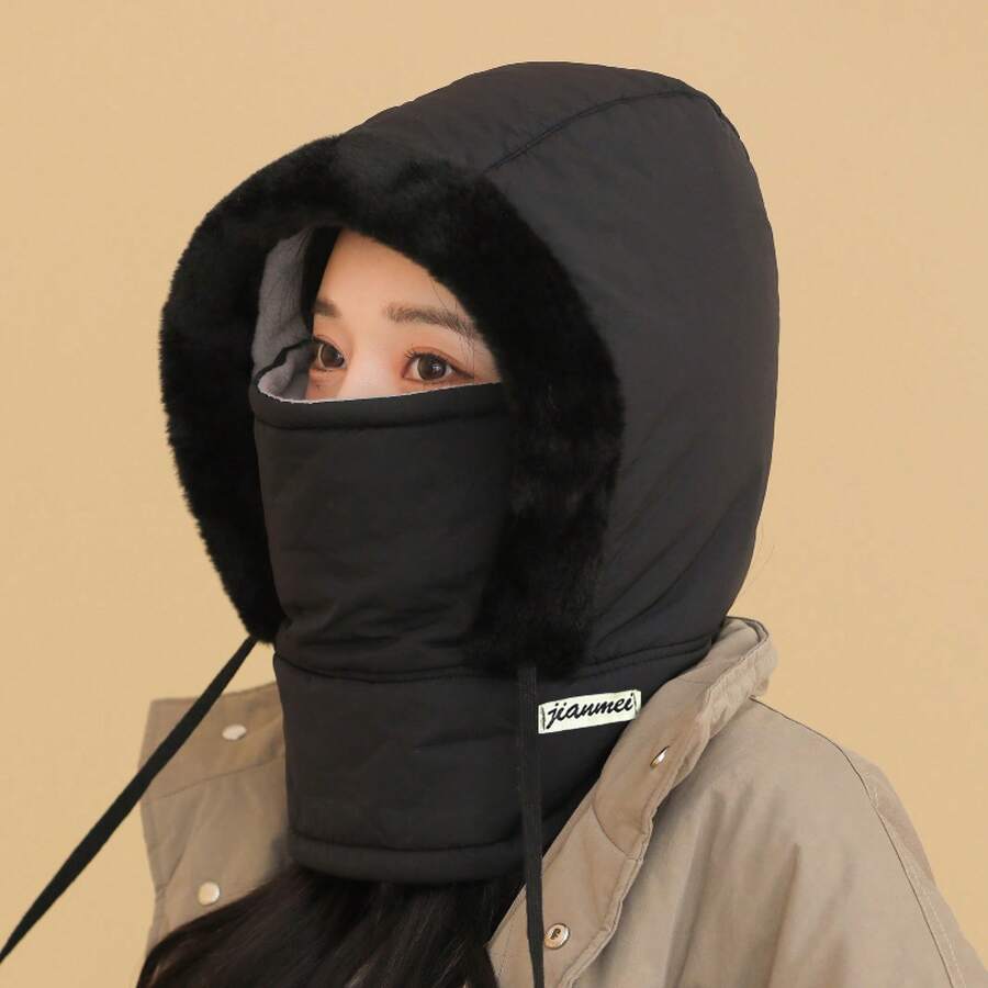 Men Pilot Hat - Black - View 1