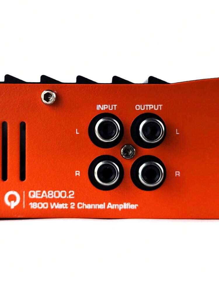 Amplificador de 2 Canales para Auto QUANTUM QEA800.2 1800W 2 Ohms Clase A/B - Negro - Añade 9