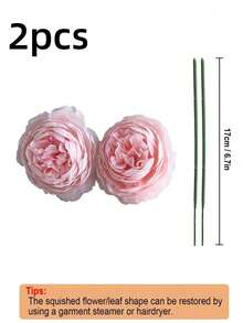 2/6/12/18/24/30pcs Artificial Peony Flowers Simulated Peony Flower Heads With Stems For Wedding Party Decoration, Cake Decoration And Home Living Room Table Centerpieces,Fake Plants,Fall Decor,Room,Desk,Garden Decor,Room Decoration Stuff, Gift,The Packaging Was Compressed, So The Product May Be Slightly Deformed Upon Arrival. Please Do Not Purchase If You Mind This.