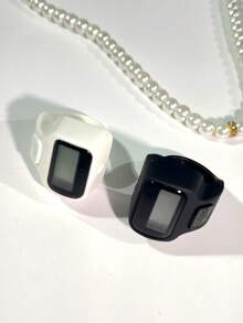 Contador de dedos electrónico LED mini, contador manual portátil de anillo - Multicolor - Ver 3