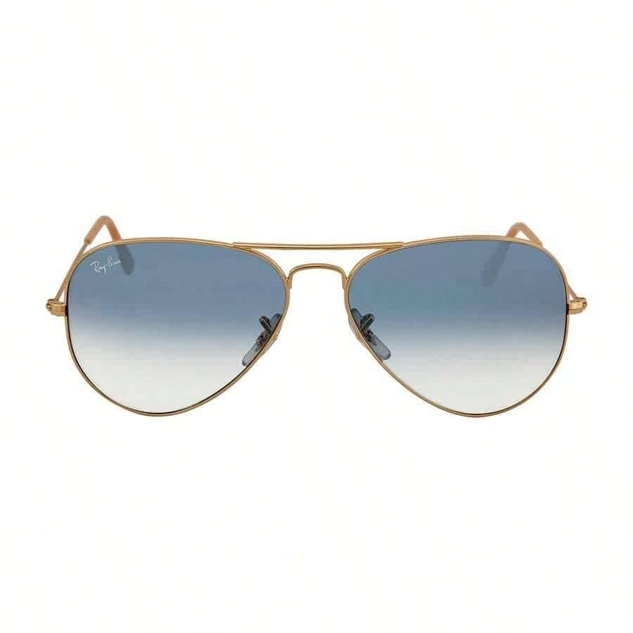 Ray-Ban Aviator Gradient Light Blue Unisex Sunglasses RB3025 001/3F 58 | | Men Sunglasses - Blue - View 1