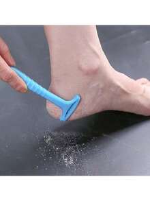 Pedicure Knife Callus Remover, Silver Professional Whole Scrubber Dead Skin Remover Pedicure Foot Care Tools Men Women - 藍色 - 查看 1