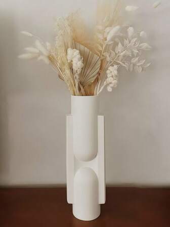 1 pieza Tarro decorativo de almacenamiento con diseño geométrico moderno, contenedor de decoración del hogar con estética nórdica, organizador minimalista para escritorio o estantería para sala de estar, dormitorio o exhibición de regalos festivos