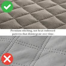 Full/Queen Quilt Bedding Set, Microfiber Quilts Queen Size, Coverlet, Stain & Pet Hair Resistant Bedding, Full Size Bedspread With 2 Pillow Shams, Bone, 2025 - 10 - 深灰褐色 - 查看 5
