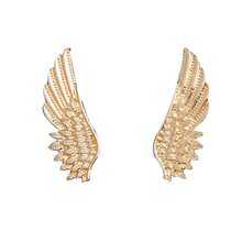 2Pcs Vintage Angel Wings Brooch Pin Set, Gold Silver Wings Lapel Pin Suit Pin Wedding Party Jewelry For Women Men Birthday Gifts{Inchcolor_nameinch:InchGold2Pcsinch} - 黃金2件 - 查看 1