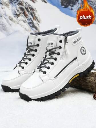 Herrstövlar i hög kvalitet i läder, Nya höst-/vinterstövlar, Termofoder, Tjock sula, Ökad höjd, Halkfri, Slitstark, Rund tå, Snörning, Dragkedja i sidan, Plusstorlek 46, Herrstövlar, Vadmöjlighet, Mode, Utomhus, Fest, Gatustil, Herrvandringskängor, Läder, Vattentät, Oljebeständig, Herrskjortor i läder, Utomhus, Modern, Sport, Herrskyddsskor, Utomhus, Ökenstövlar, Motorcykelstövlar, Varma pälsstövlar, Herrstövlar i vadmöjlighet