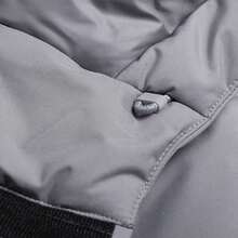 Adidas 80%羽绒科技夹克，简约通勤保暖，柔软轻便男士羽绒服 KQ5503 - 純質冰灰 - 查看 4