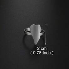 1 قطعة خاتم جزر الكناري الإسبانية / لا بالما / لا جومرا / تينيريفي / فويرتيفنتورا / جران كناري / لانزاروتي / مايوركا من الفولاذ المقاوم للصدأ