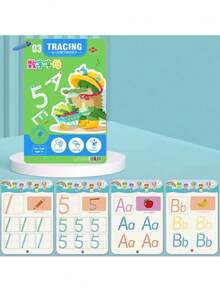 Magical Tracing Workbook Reusable Magic Practice Copybook Control Training Book Children Montessori Drawing Education Stationery - Multicolor - View 11