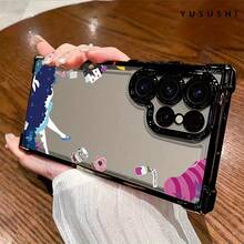 Una funda de teléfono diseñada con una chica de anime de dibujos animados, adecuada para teléfonos de la serie  Galaxy S22FE, S23, S24, S22PLUS, S23ULTRA, S24ULTRA, así como para teléfonos Apple 16, 15, 14, 13, 12 y 11 Pro Max y X XSMAX. Es una funda trasera transparente y suave que es a prueba de golpes. - Mezcla de colores - Ver 5