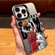Shohoku Team Phone Case for  17/15/14/13 Series, Anime Basketball Design, Slim Protective Cover for Otaku & Sports Enthusiasts - Marrón - Ver 8