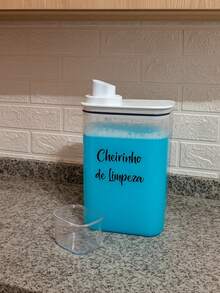 Decorated Soap Dispenser Organizer Holder 2.3L - 白色 - 查看 7
