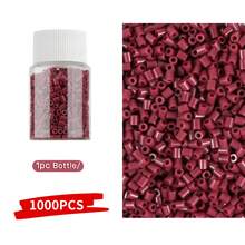 1000 piezas - Juego de cuentas de fusión de 2.6mm, ideal para principiantes y aficionados de las artes y manualidades, joyería de cuentas creativa, material duradero, suministros de cuentas, diseñadores creativos, regalo perfecto para Halloween, Navidad, días festivos