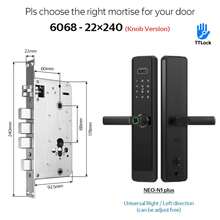 YRHAND Mexico Local Fast Smart Locks For WiFi Doors Or Ttlock Door Lock Home - N1 加 6068 - 查看 12